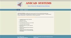 Desktop Screenshot of anicadsystems.co.in